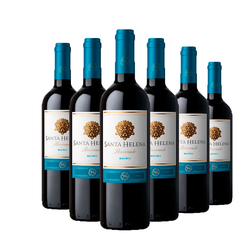 Kit 6 Santa Helena Reservado Malbec