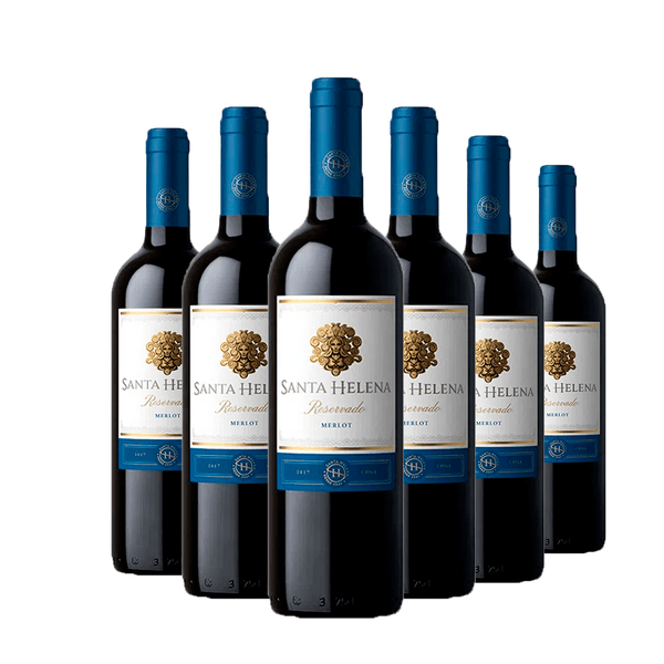 Kit 6  Santa Helena Reservado Merlot